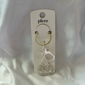 Silver Key & Card Holder
